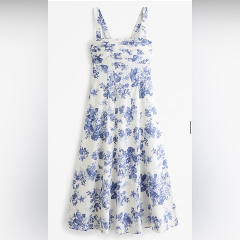 Abercrombie Emerson Fit Flare Midi Dress - M